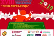 Cuca Gamarra clausura el XVIII Campeonato De Tenis De Mesa “Club Arfes – Rioja” Logroño, Ciudad Sin Estigma